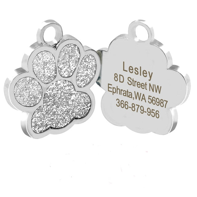 Customized Engraved Dog Tags Collar Tag