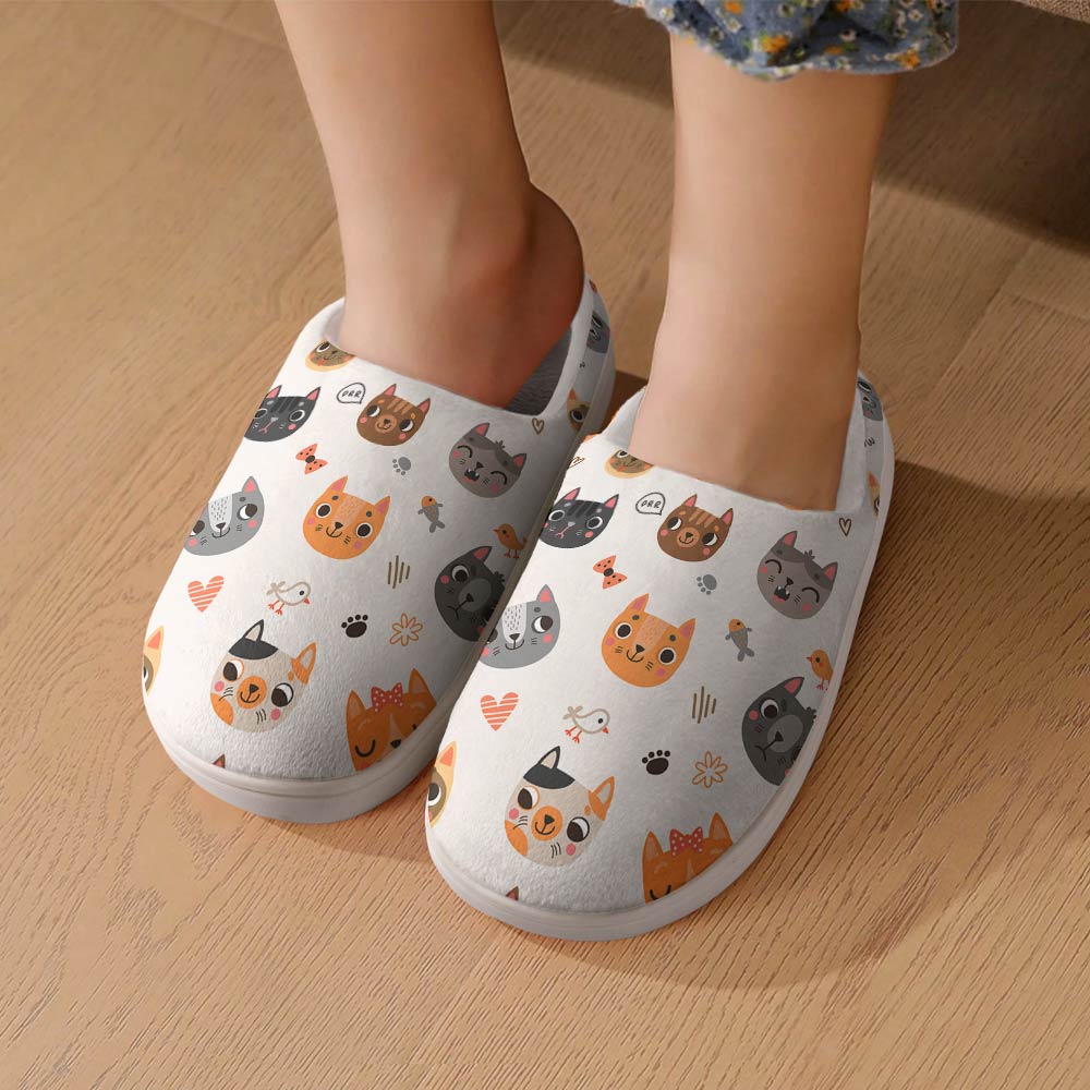 Customized personalized children's home cotton slippers