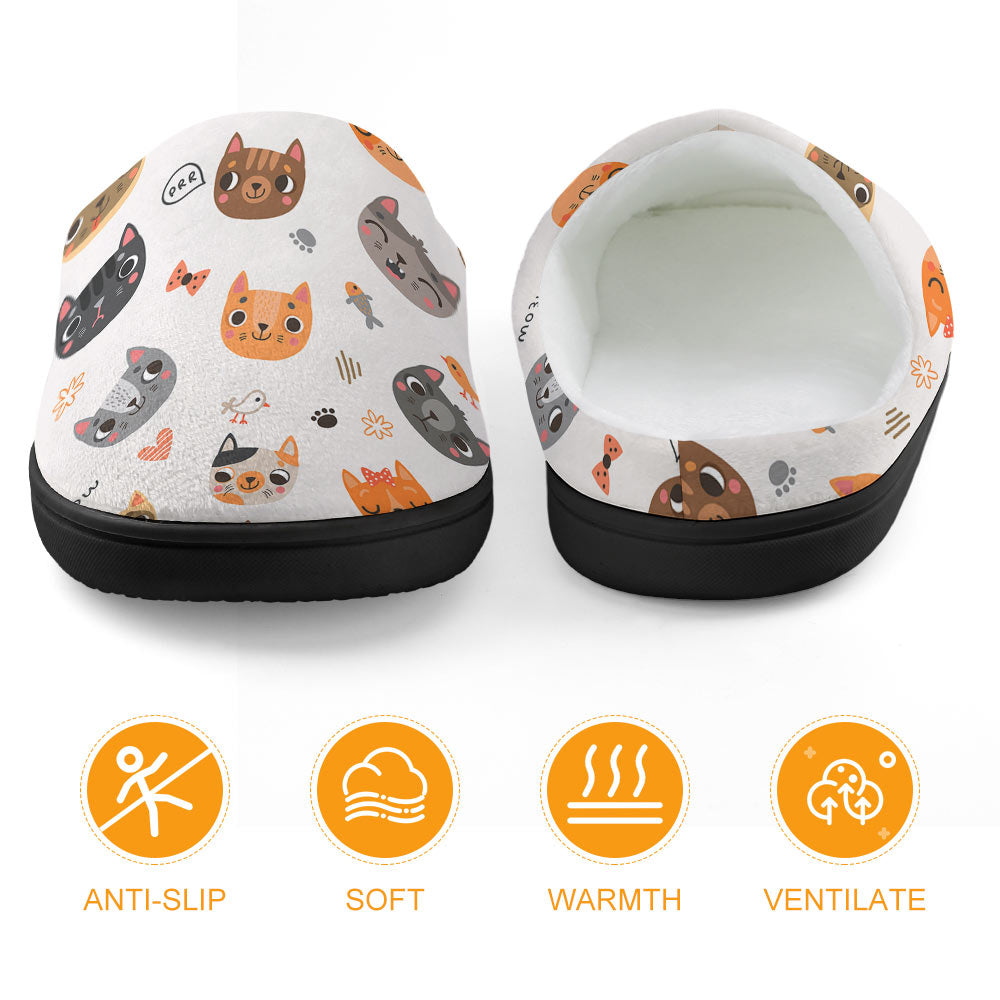 Customized personalized children's home cotton slippers