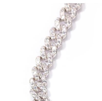 Customized Name Necklace Doulble Layer Curise Letters Pendant Ice Out 9mm Cuban Chain Necklace Best Gift Hiphop Jewelry