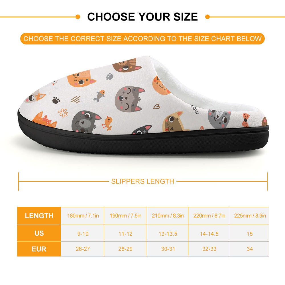 Customized personalized children's home cotton slippers