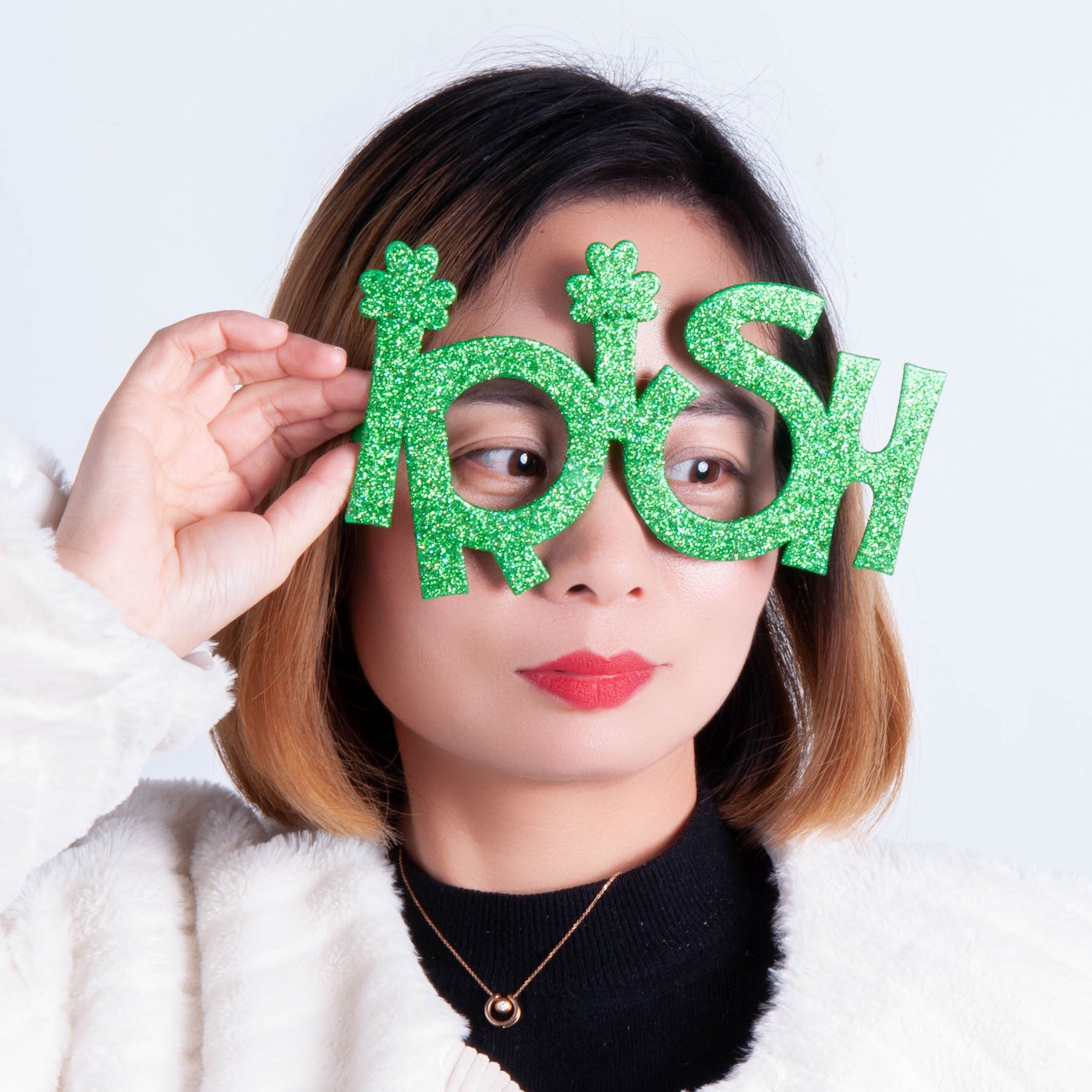 St. Patrick's Day Party Glasses Irish Holiday Supplies Photo Prop Dress Up Funny Glasses