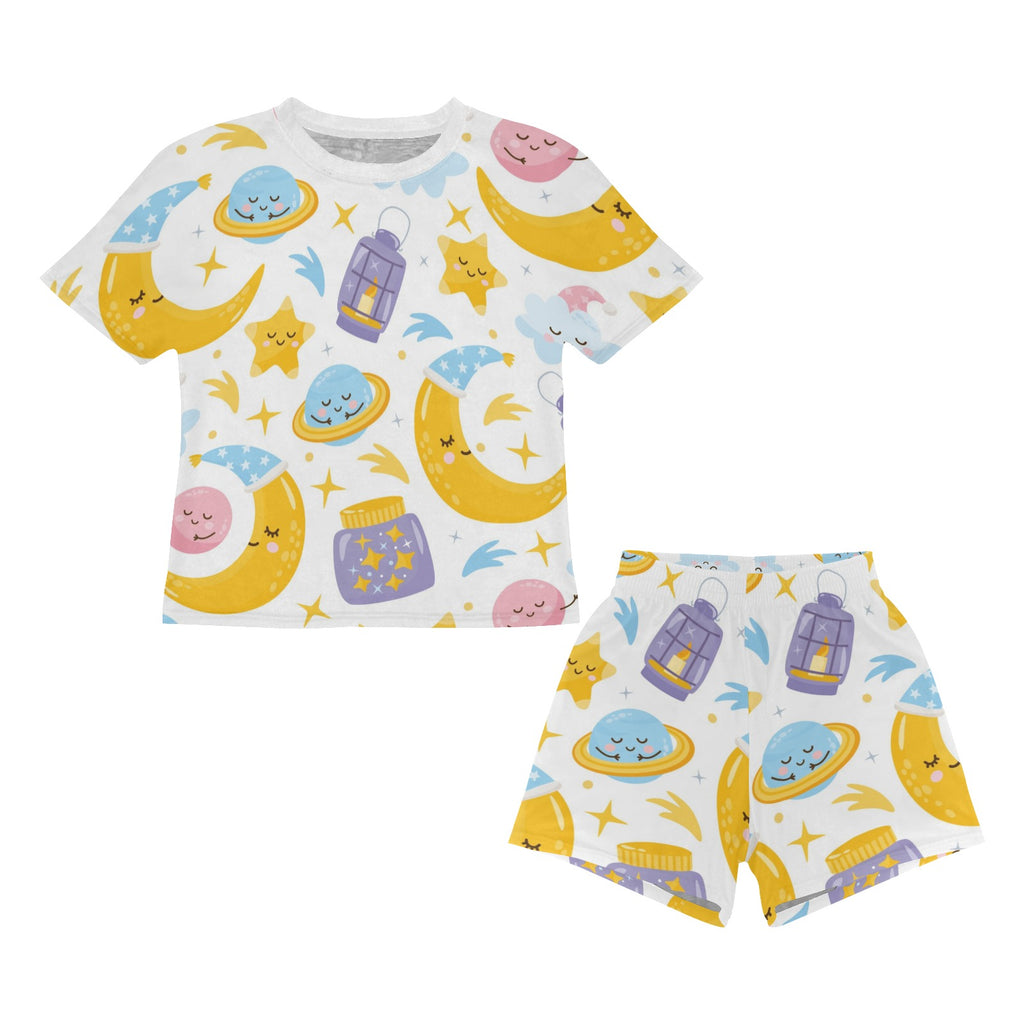 Big Girls' Short Pajama Set  (Sets 01)