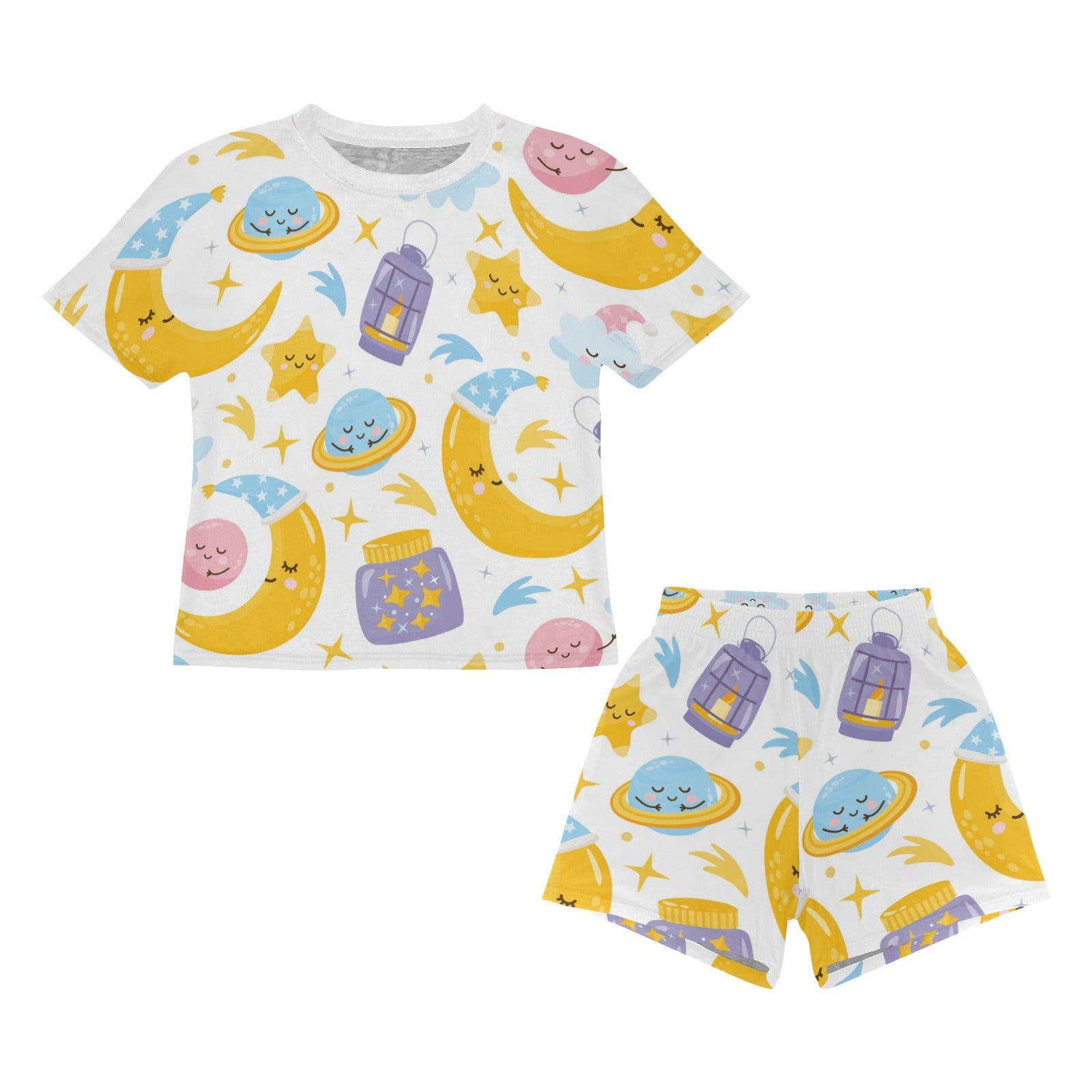 Big Girls' Short Pajama Set  (Sets 01)