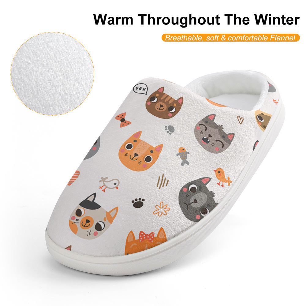 Customized personalized children's home cotton slippers