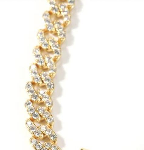 Customized Name Necklace Doulble Layer Curise Letters Pendant Ice Out 9mm Cuban Chain Necklace Best Gift Hiphop Jewelry