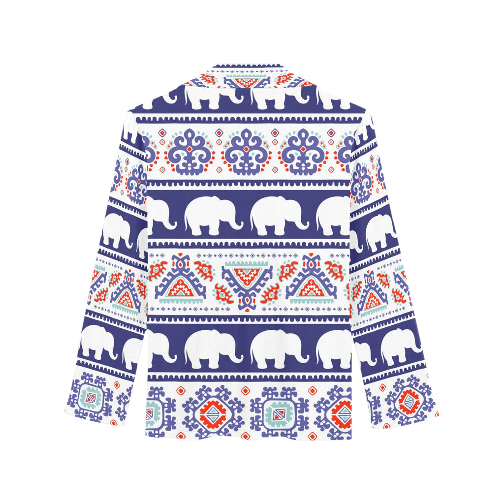 Women's Long Sleeve Pajama Shirt(Sets 02)