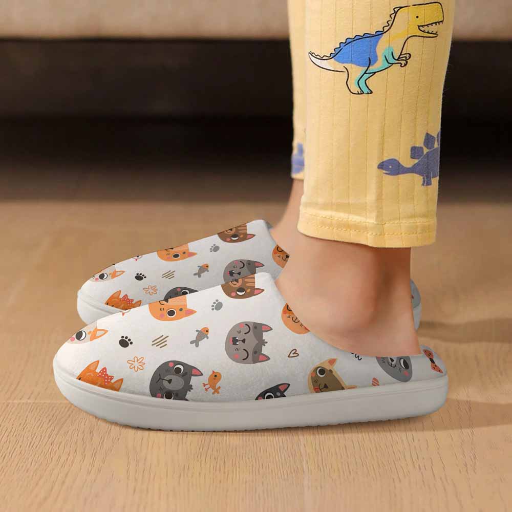 Customized personalized children's home cotton slippers