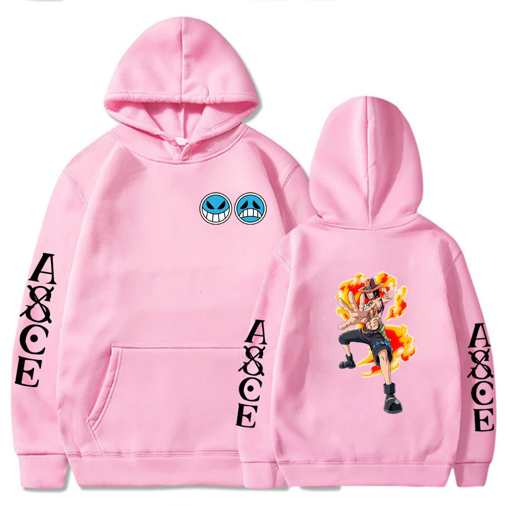 Portgas D Ace One Piece Film Red Hoodie Sweatshirt