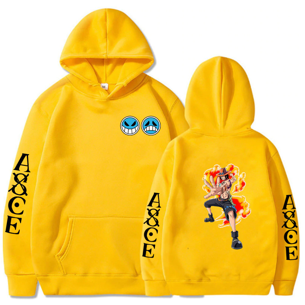 Portgas D Ace One Piece Film Red Hoodie Sweatshirt