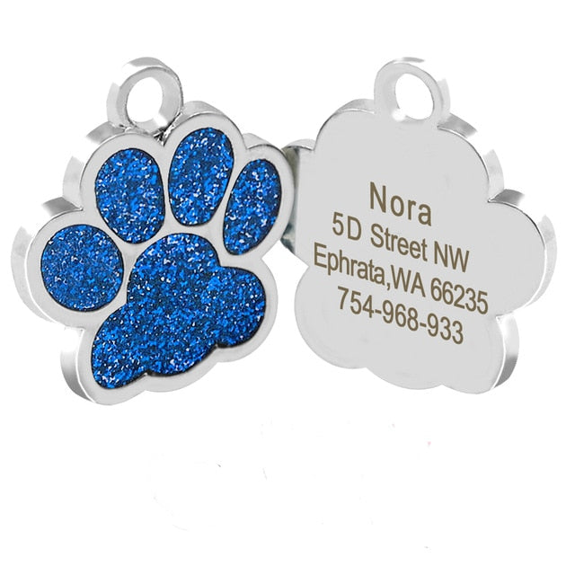 Customized Engraved Dog Tags Collar Tag