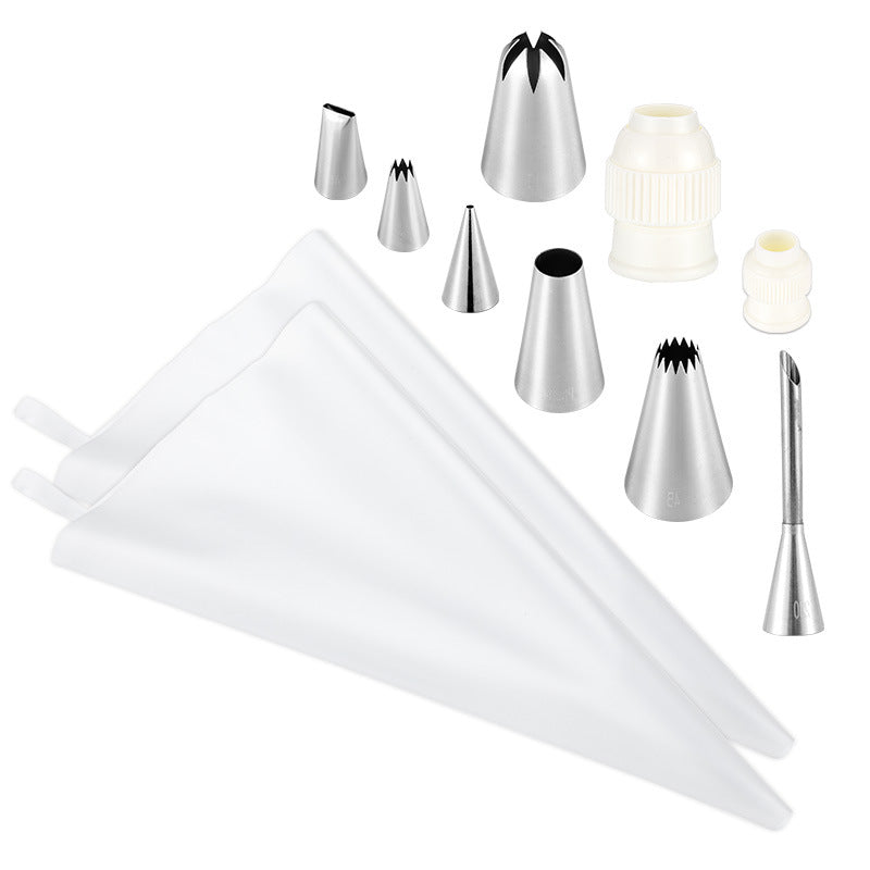 Piping Nozzle Set 304 Stainless Steel Piping Nozzle Baking Cake Tools Piping Set