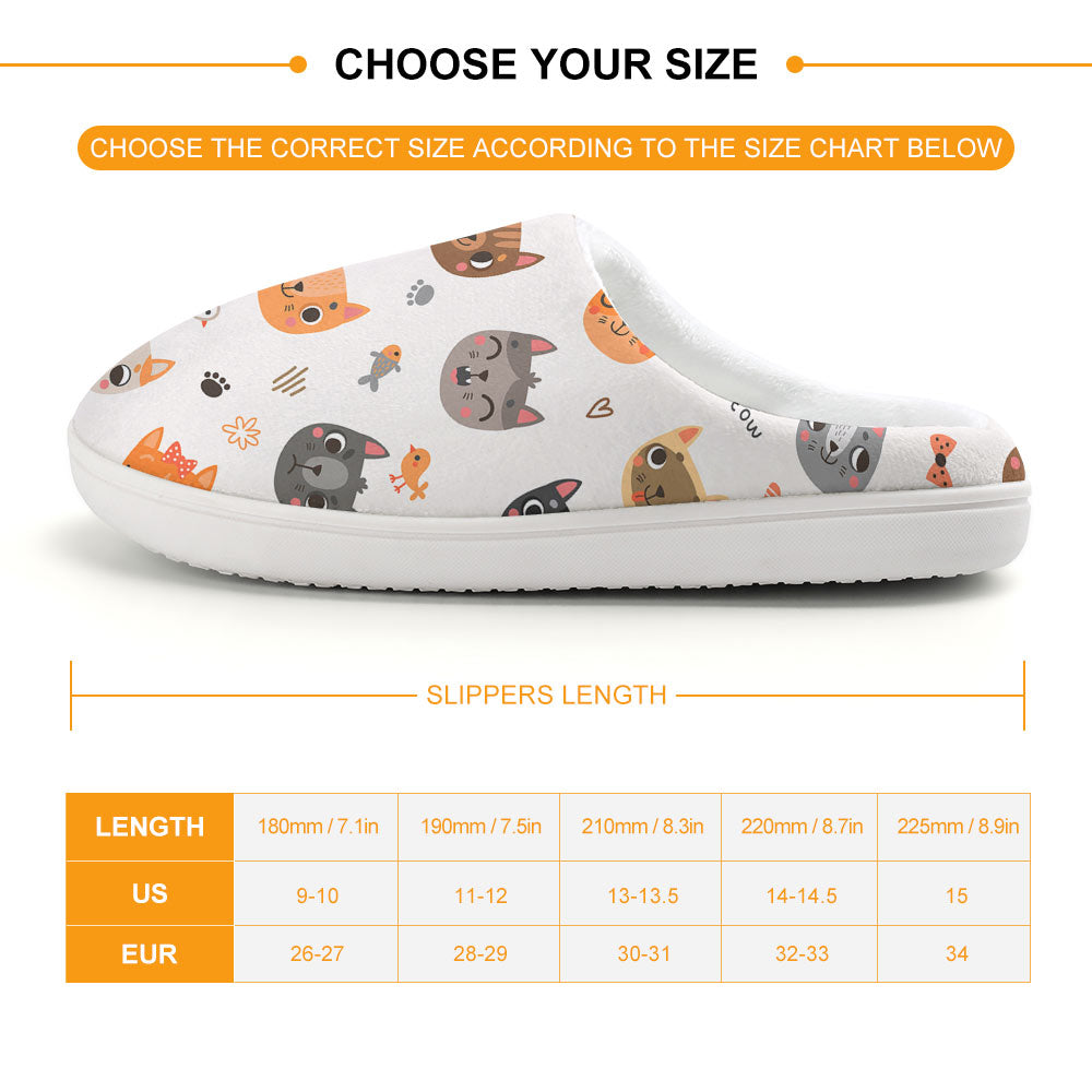Customized personalized children's home cotton slippers